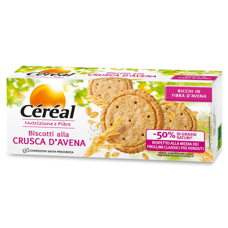 Biscotti alla crusca d'avena