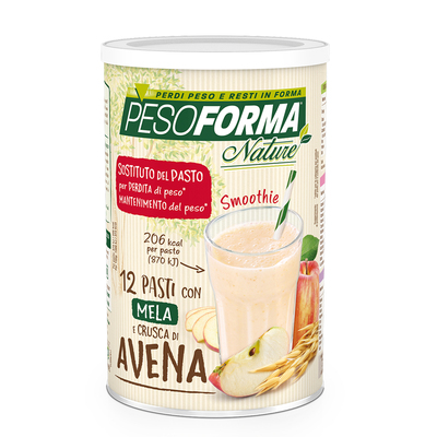 Smoothie con mela e crusca d'Avena - Pasto sostitutivo