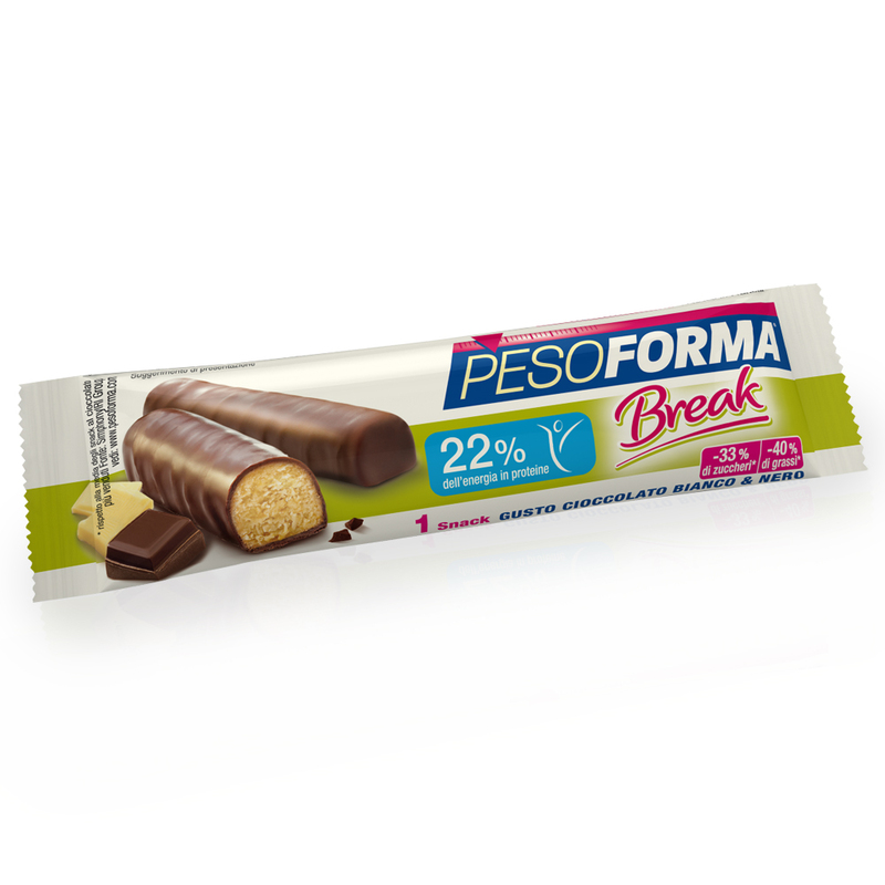 Barrette con cioccolato bianco e nero