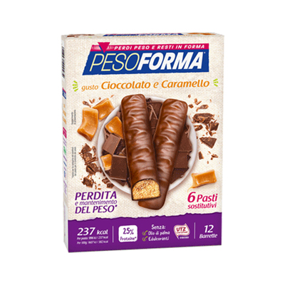 Barrette cioccolato e caramello - Pasto sostitutivo