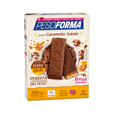 Barrette al caramello salato - Pasto sostitutivo