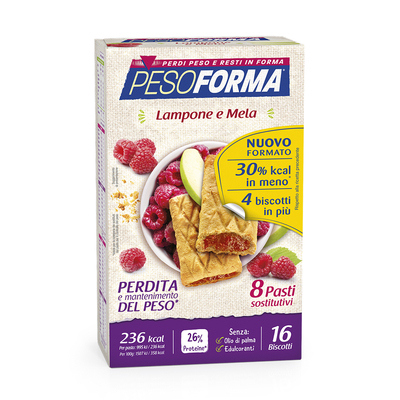 Biscotti Lampone e Mela - Pasto sostitutivo
