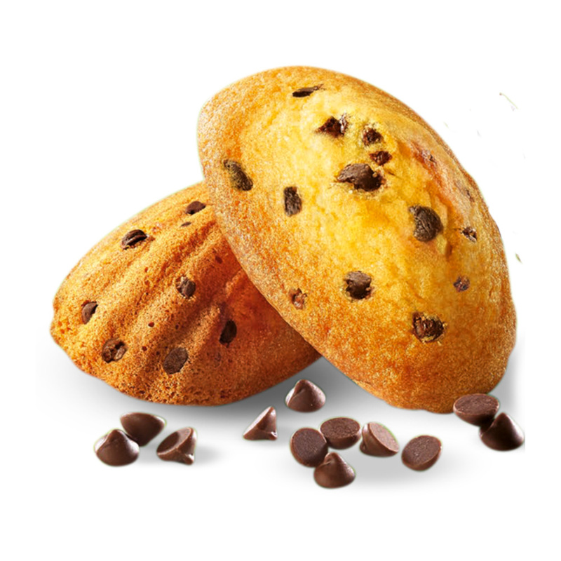 MADELEINE CON PEPITE AL CIOCCOLATO SENZA LATTOSIO