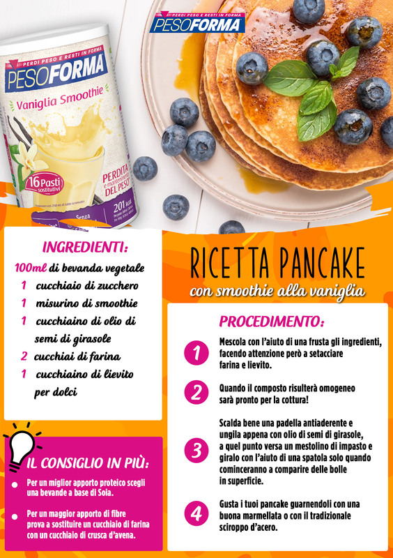 Flyers Céréal ricetta Pancake