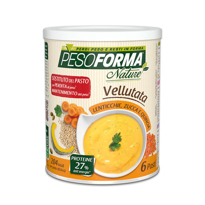 Vellutata Lenticchie, Zucca e Quinoa Pasto Sostitutivo