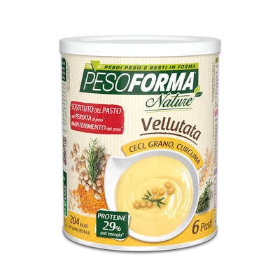 Vellutata Ceci, Grano e Curcuma Pasto Sostitutivo