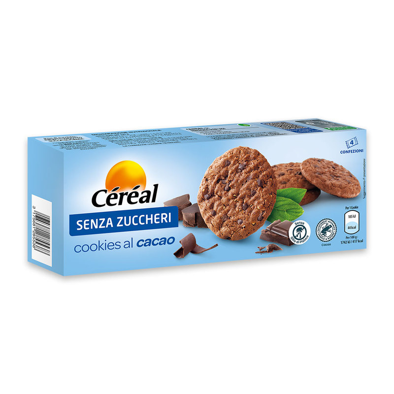 Cookies al cacao Senza Zuccheri