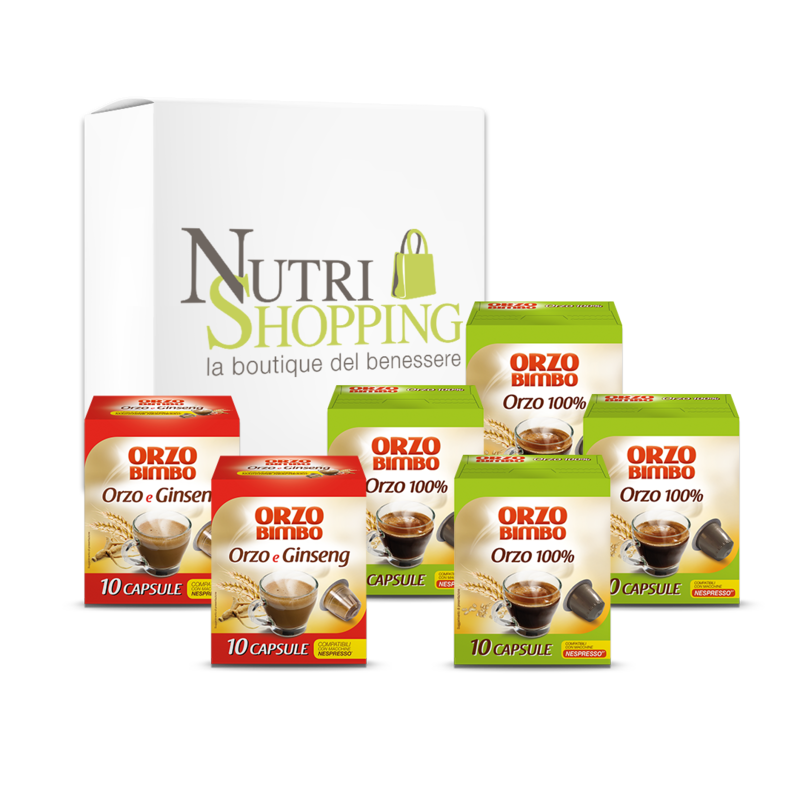 BOX ORZO E GINSENG - CAPSULE COMPATIBILI NESPRESSO