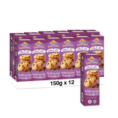 Biscotti con gocce di cioccolato Céréal - pack 12 pezzi