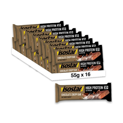 High Protein 30 Chocolate Crispy Bar - pack 16 pezzi