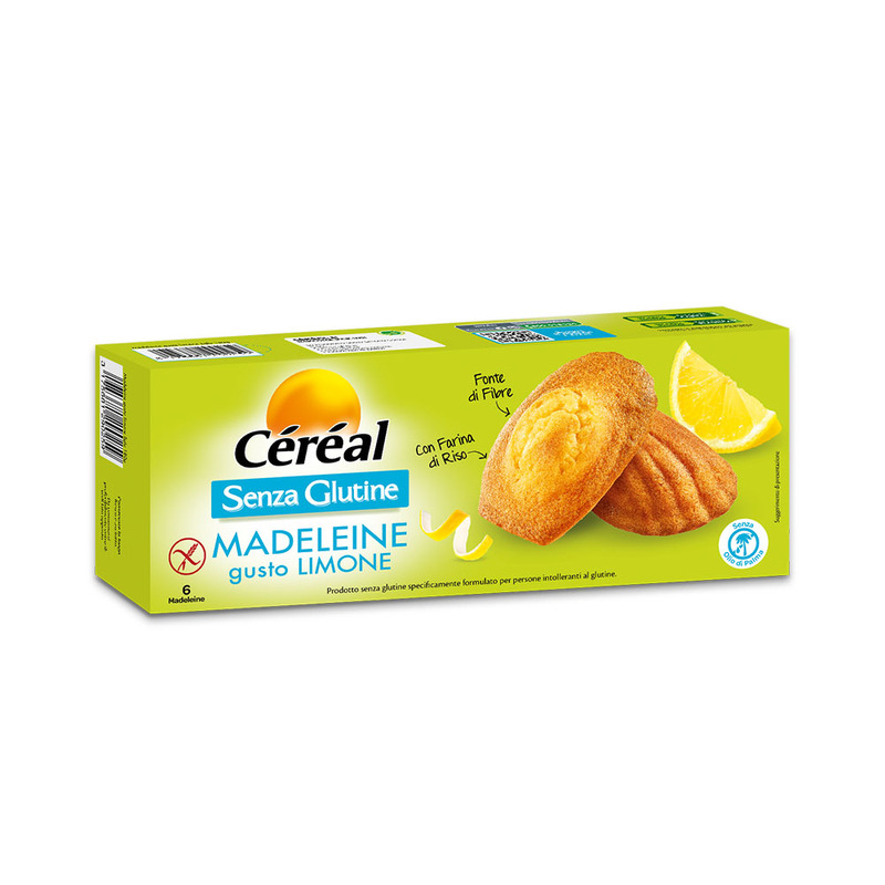 Madeleine al limone Senza Glutine