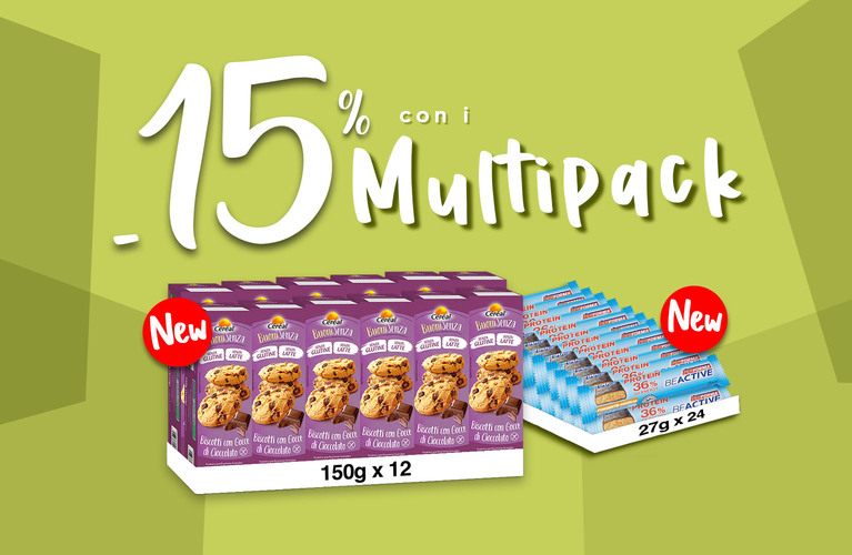 15%  su tutti i Multipack