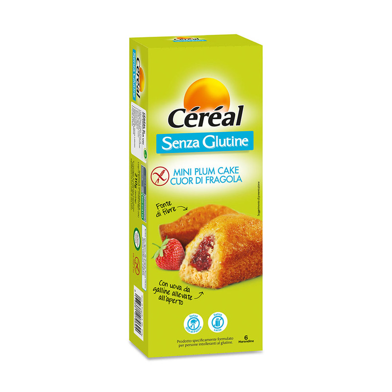 MINI PLUM CAKE CUOR DI FRAGOLA SENZA GLUTINE