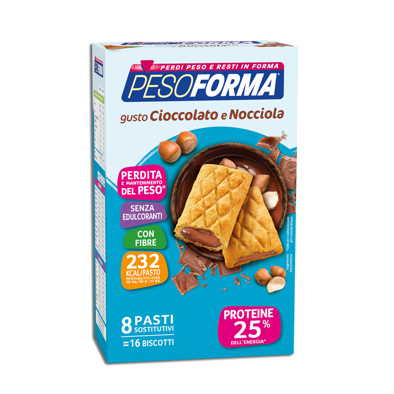 BISCOTTO CIOCCOLATO E NOCCIOLA PASTO SOSTITUTIVO