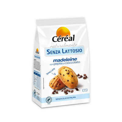 MADELEINE CON PEPITE AL CIOCCOLATO SENZA LATTOSIO