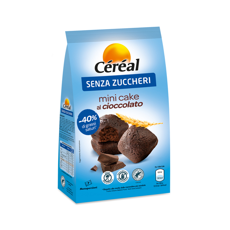 MINI CAKE AL CIOCCOLATO SENZA ZUCCHERI