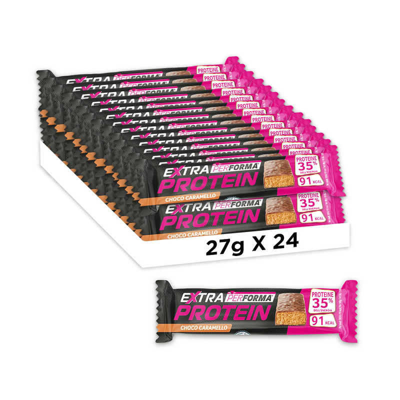 Barretta Extra Protein - Cioccolato e Caramello - pack 24 pezzi