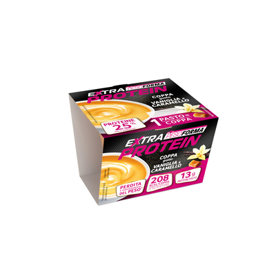 COPPA EXTRA PROTEIN GUSTO VANIGLIA E CARAMELLO PASTO SOSTITUTIVO