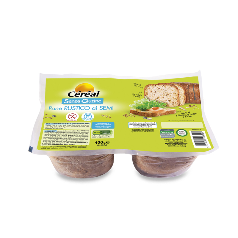 PANE RUSTICO AI SEMI SENZA GLUTINE