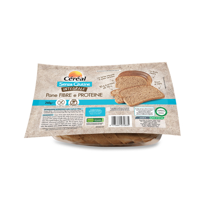 PANE FIBRE E PROTEINE INTEGRALE SENZA GLUTINE