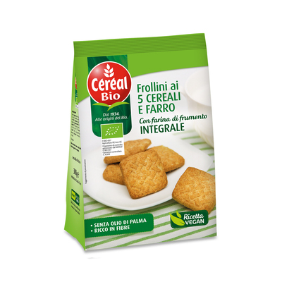 FROLLINI AI CINQUE CEREALI E FARRO BIO