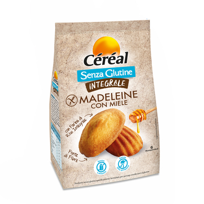 MADELEINE CON MIELE INTEGRALE SENZA GLUTINE