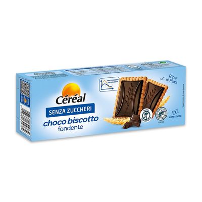 CHOCO BISCOTTO FONDENTE SENZA ZUCCHERI