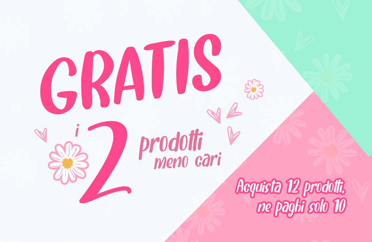 PROMO 2 PRODOTTI GRATIS SU 12
