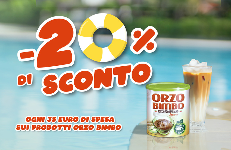 -20% sconto orzo bimbo