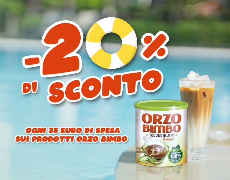 -20% sconto orzo bimbo