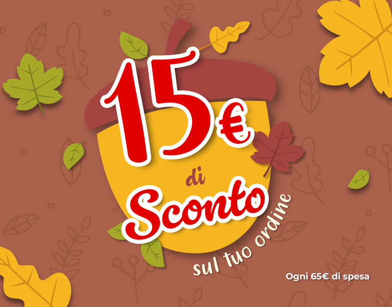 15€ su 85€