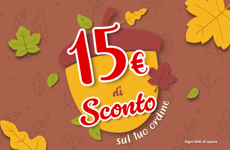 15€ sui prodotti Nutrishopping