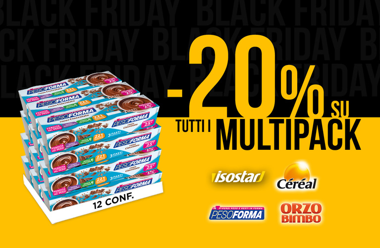 -20%  su tutti i Multipack